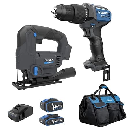 Set Hyundai HD20X-60TT + fierăstrău pendular JS20S-24, acumulatori 20V — reducere 38% de la 1.190 lei la 742,98 lei