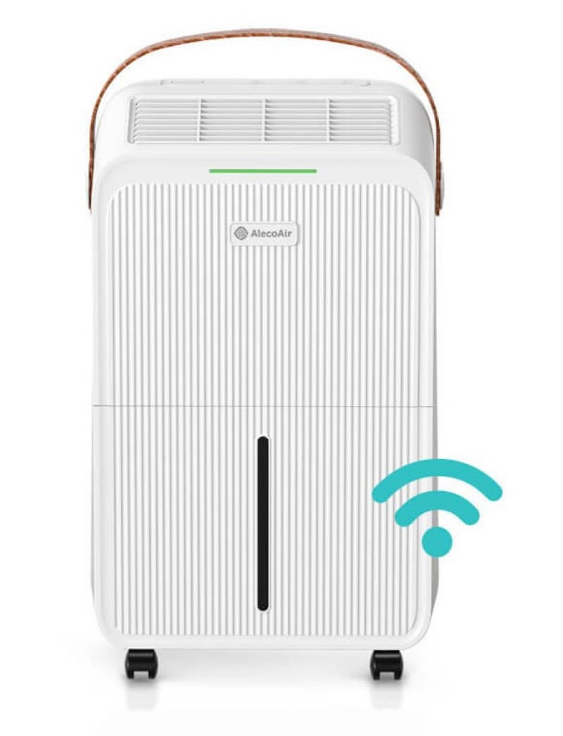 Dezumidificator  si purificator AlecoAir D16 Retro  WiFi  16 l /24 h  Ionizare  UV-C  Indicator umiditate  Uscare Rufe   25 mp — reducere 28% de la 749 lei la 536,36 lei