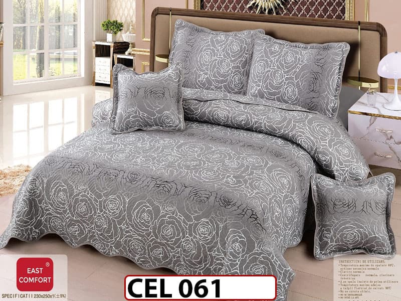 Cuvertura cu 5 piese din BUMBAC 100% - CEL061 — reducere 26% de la 200 lei la 149 lei
