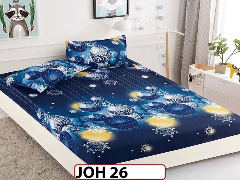 Husa de Pat din Finet + 2 Fete de Perne - Saltea 180x200 - Pat 2 Persoane - JOH 26 — reducere 30% de la 99 lei la 69 lei
