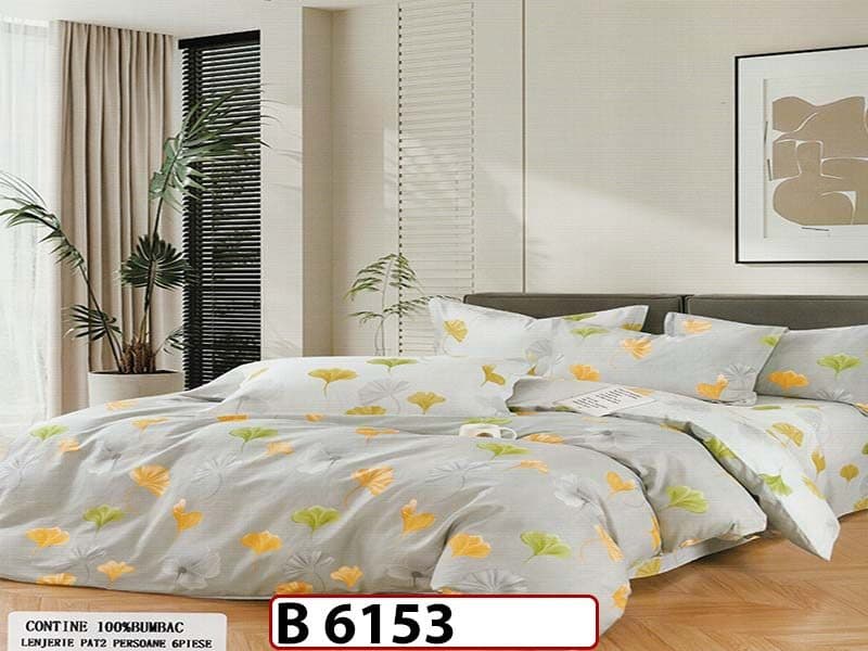 Lenjerie din bumbac 100% 6 piese - B 6153 — reducere 22% de la 280 lei la 219 lei