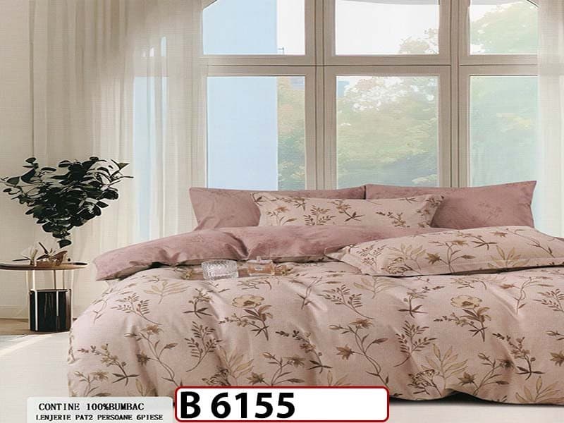 Lenjerie din bumbac 100% 6 piese - B 6155 — reducere 22% de la 280 lei la 219 lei