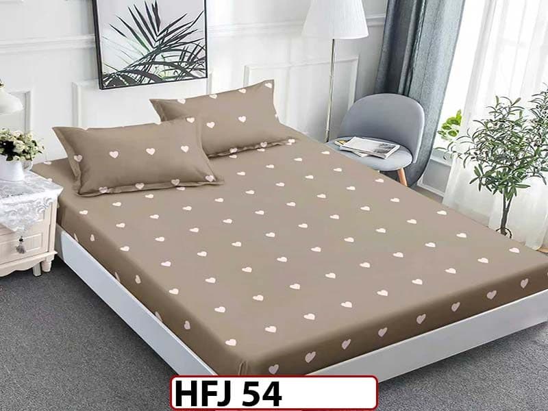 Husa de Pat din Finet + 2 Fete de Perne - Saltea 180x200 - Pat 2 Persoane - HFJ54 — reducere 30% de la 99 lei la 69 lei