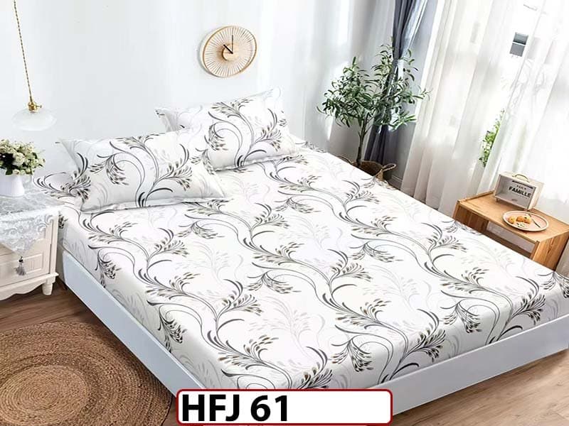 Husa de Pat din Finet + 2 Fete de Perne - Saltea 180x200 - Pat 2 Persoane - HFJ61 — reducere 30% de la 99 lei la 69 lei