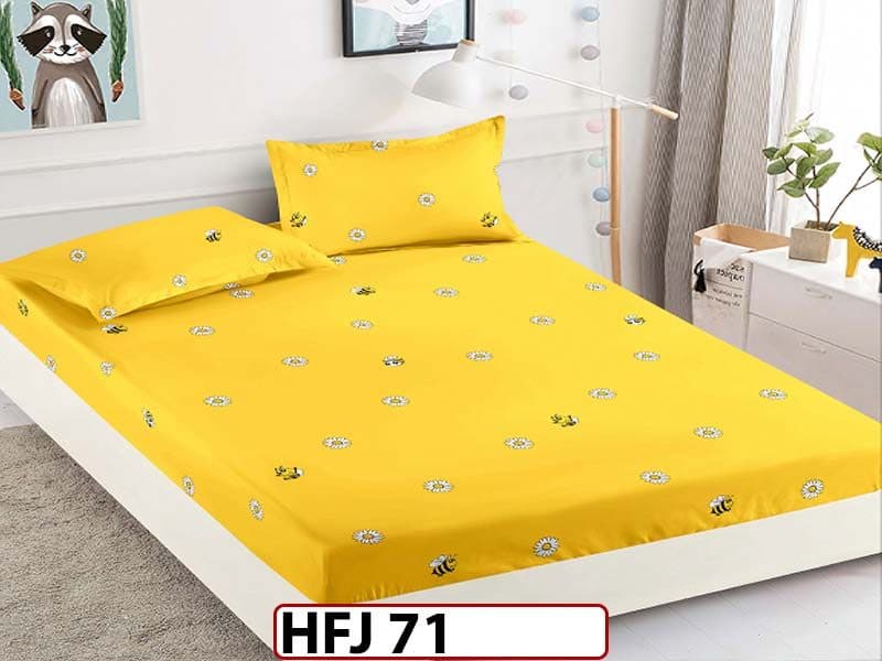 Husa de Pat din Finet + 2 Fete de Perne - Saltea 180x200 - Pat 2 Persoane - HFJ71 — reducere 30% de la 99 lei la 69 lei
