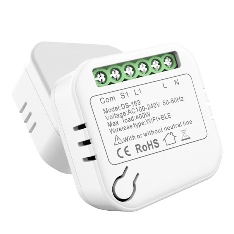 Releu LUXION Mini-Smart, Wi-Fi, 1 Intrare, 1 Iesire, Control Aplicatie — reducere 25% de la 62 lei la 46,22 lei
