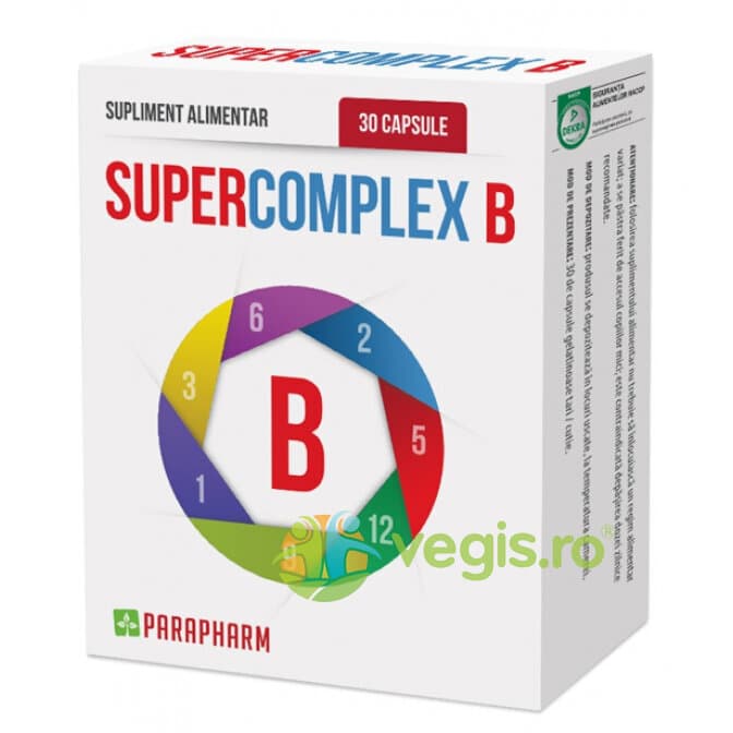 Super Complex B 30Cps — reducere 25% de la 42 lei la 31,5 lei
