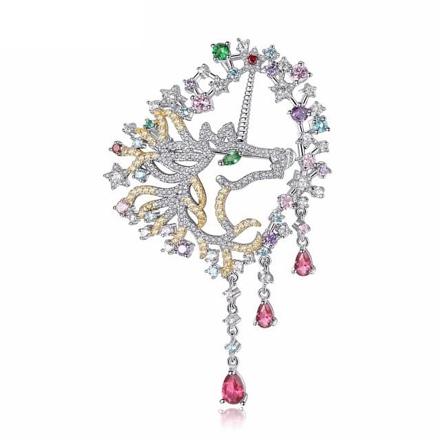 Brosa eleganta Unicorn — reducere 20% de la 125 lei la 100 lei