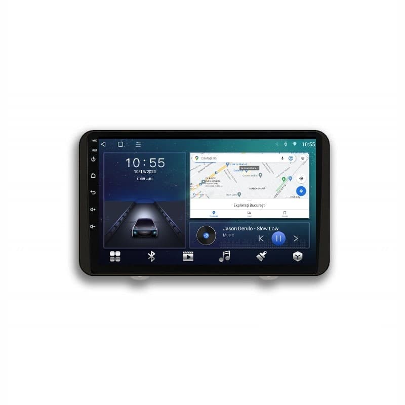 Navigatie dedicata cu Android Dacia Duster II 2022 - 2024, 2GB RAM, Radio GPS Dual Zone, Display HD QLED 10" Touchscreen, Internet Wi-Fi si slot SIM 4G, Bluetooth, MirrorLink, USB — reducere 40% de la 1.449 lei la 866,94 lei