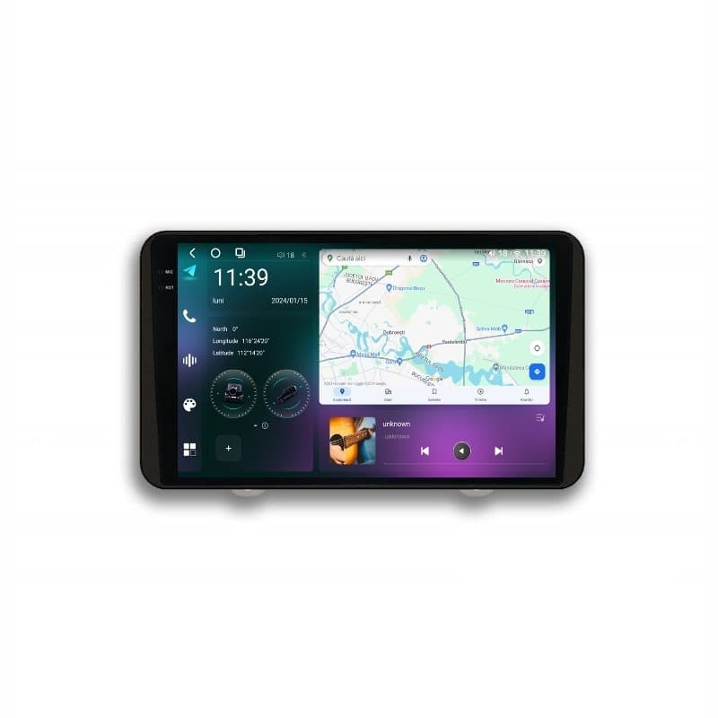 Navigatie dedicata cu Android Dacia Duster II 2022 - 2024, 12GB RAM, Radio GPS Dual Zone, Display 2K QLED 10.36" Touchscreen, Internet Wi-Fi si slot SIM 4G, Bluetooth, MirrorLink, USB — reducere 29% de la 3.749 lei la 2.643,8 lei
