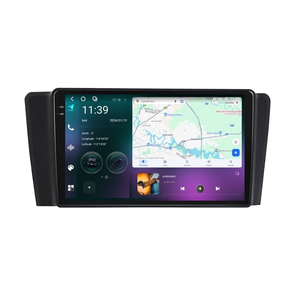 Navigatie dedicata cu Android Volvo V70 II / XC70 I 2000 - 2004, 12GB RAM, Radio GPS Dual Zone, Display 2K QLED 9.5" Touchscreen, Internet Wi-Fi si slot SIM 4G, Bluetooth, MirrorLink, USB — reducere 28% de la 3.749 lei la 2.685,12 lei