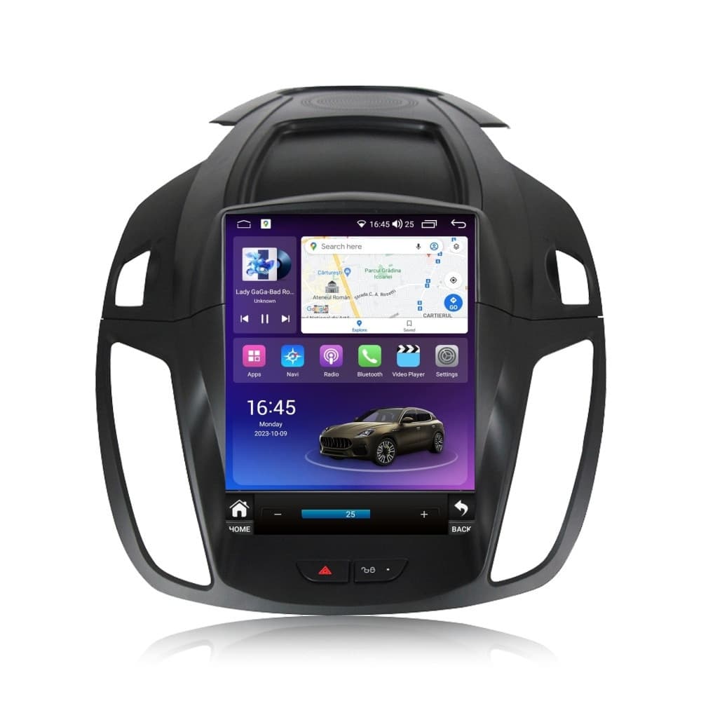 Navigatie dedicata cu Android tip tesla Ford C-Max II / Grand C-Max 2010 - 2019, 4GB RAM, Radio GPS Dual Zone, Touchscreen IPS 9.7" HD, Internet Wi-Fi si slot SIM 4G, Bluetooth, MirrorLink, USB — reducere 23% de la 2.299 lei la 1.776,03 lei