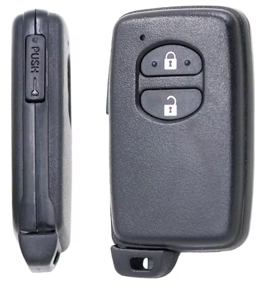 Carcasa cheie auto Techstar® 2 butoane compatibila Toyota Prius XW30 (2009–2012) – proximity, lama TOY40 — reducere 31% de la 59,97 lei la 41,3 lei