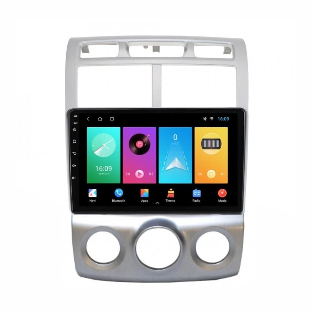 Navigatie dedicata cu Android KIA Sportage 2004 - 2010 fabricata in Coreea, clima manuala, 1GB RAM, Radio GPS Dual Zone, Display HD IPS 9" Touchscreen, Internet Wi-Fi, Bluetooth, MirrorLink, USB — reducere 30% de la 949 lei la 660,33 lei