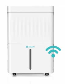 Dezumidificator AlecoAir D40 Vollo  WiFi  40 L/24 h  FanStop  Ionizare  Uscare rufe  Pentru 125 mp  Timer  Sleep — reducere 28% de la 1.499 lei la 1.073,55 lei