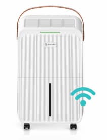 Dezumidificator  si purificator AlecoAir D12 Retro New  WiFi  12 l /24 h  Ionizare  UV-C  Indicator umiditate  Uscare Rufe — reducere 31% de la 599 lei la 412,4 lei