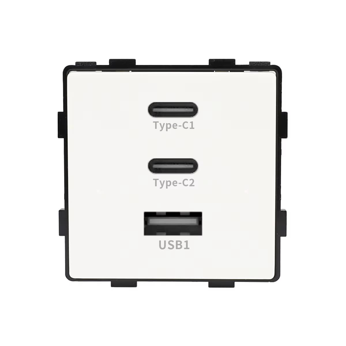 Modul Priza Fast Charge 65W – USB-A + 2 x USB-C LUXION — reducere 24% de la 115 lei la 87,39 lei