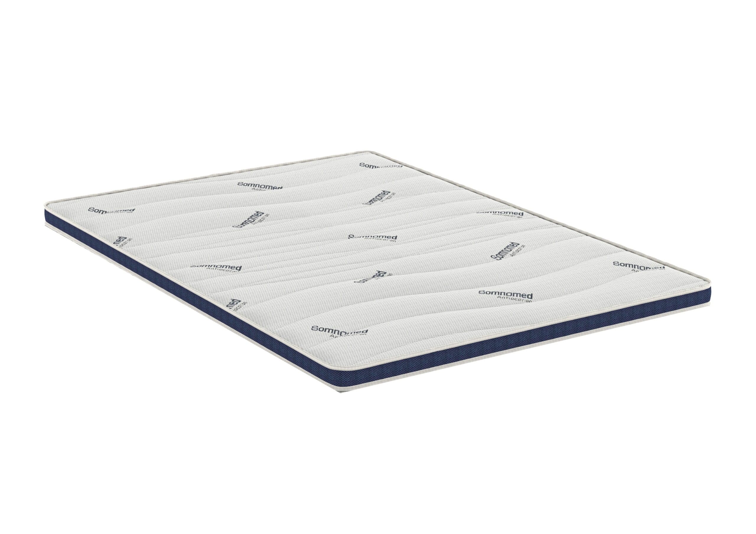Topper cu memorie 120x200, SomnoMed Antiacaria, pentru alergici, H 4+3cm, husa detasabila si lavabila — reducere 15% de la 464,3 lei la 394,67 lei