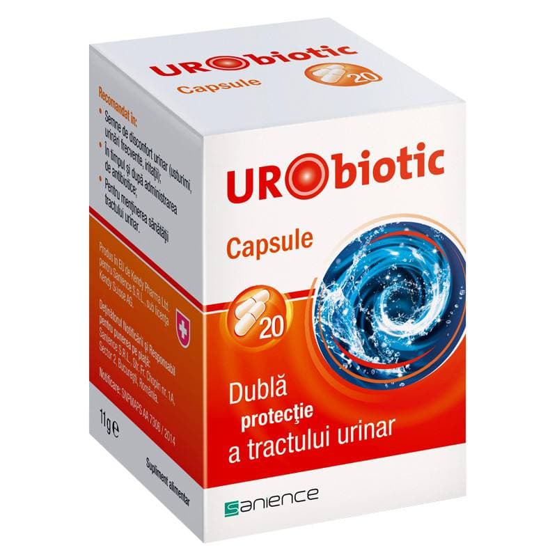 URObiotic, 20 capsule — reducere 30% de la 31,9 lei la 22,33 lei