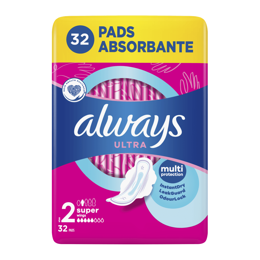 Absorbante Ultra Super, 32 bucati, Always — reducere 27% de la 26,9 lei la 19,64 lei