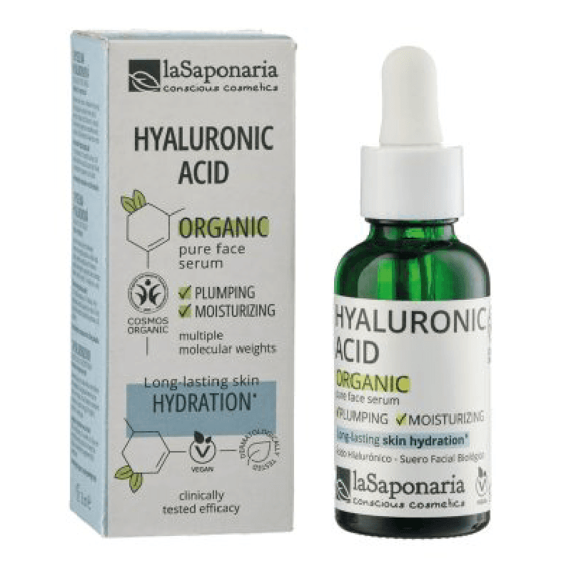 Activ pur cu acid hialuronic, 30 ml, La Saponaria — reducere 25% de la 45,9 lei la 34,43 lei