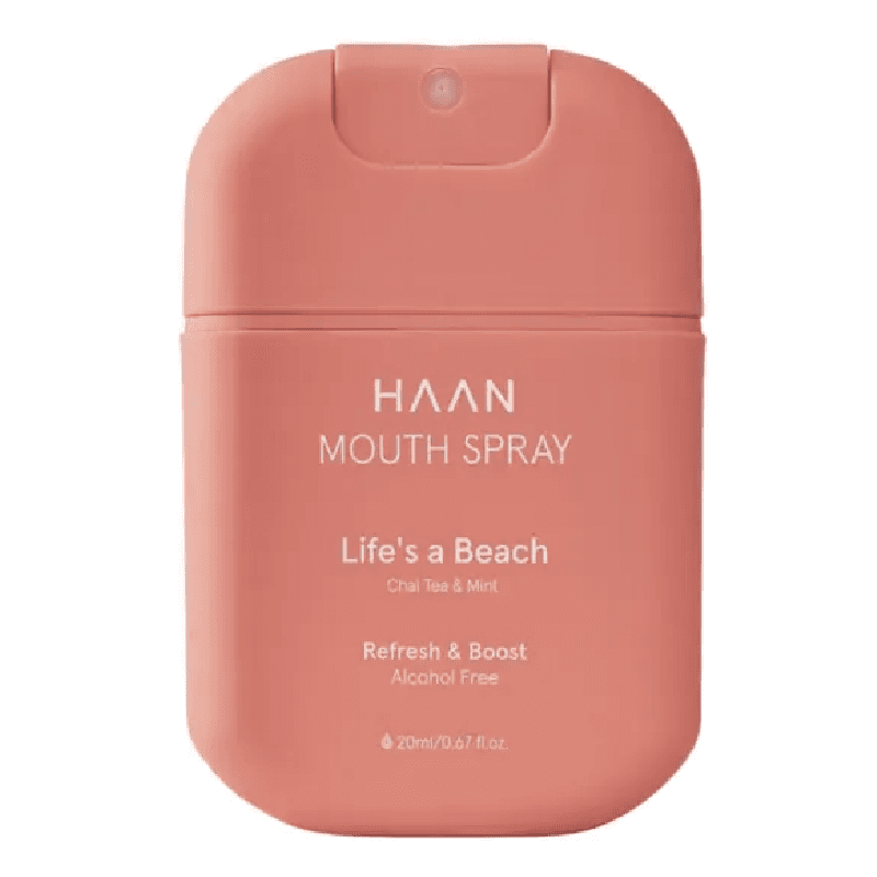 Spray bucal cu aroma de Chai Tea & menta, Life's a Beach, 20ml, Haan — reducere 20% de la 25 lei la 20 lei