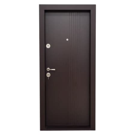 Ușă metalică apartament Novo Doors First Class NDS31, 200×88 cm, Wenge — reducere 34% de la 2.249 lei la 1.486,78 lei