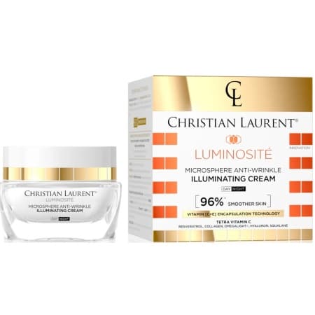 Crema de fata iluminatoare antirid Luminosite Christian Laurent, 50 ml — reducere 43% de la 102 lei la 57,85 lei