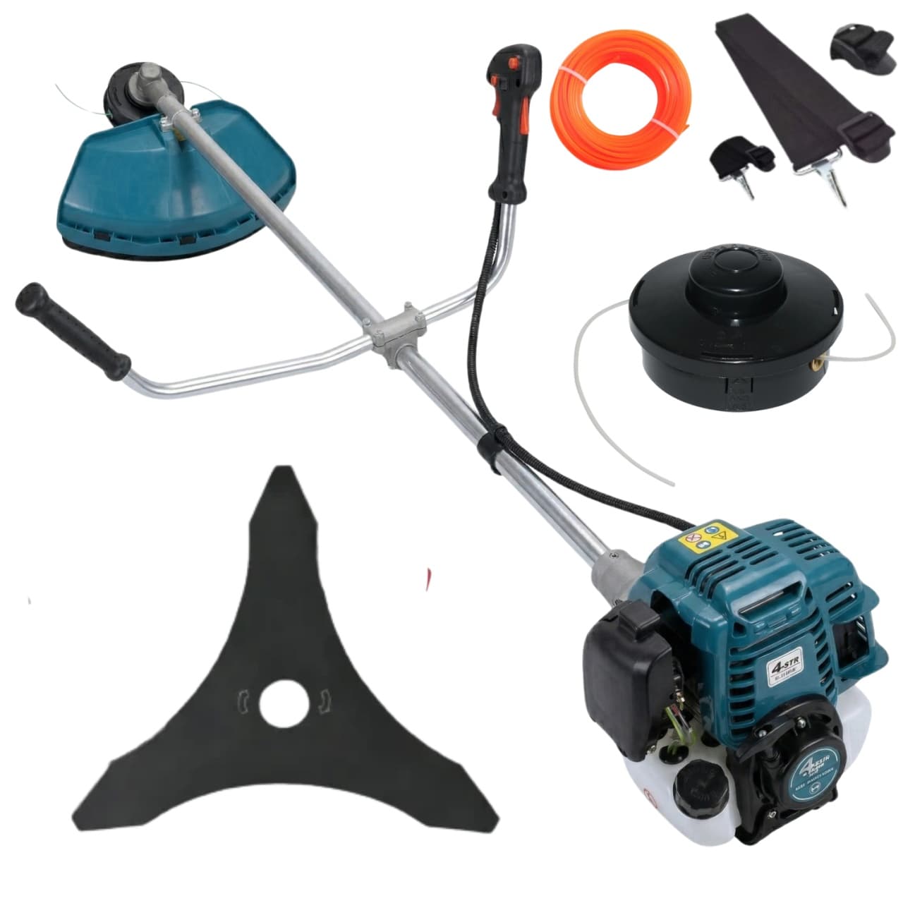 *8.5CP, 4TIMPI* Motocoasa pe benzina 4 timpi, 8.5CP, 58CC, 12000 rot/min, maner anti-vibratii, easy-start, MOTOYAMA JAPAN CMP1802 — reducere 21% de la 468 lei la 369 lei