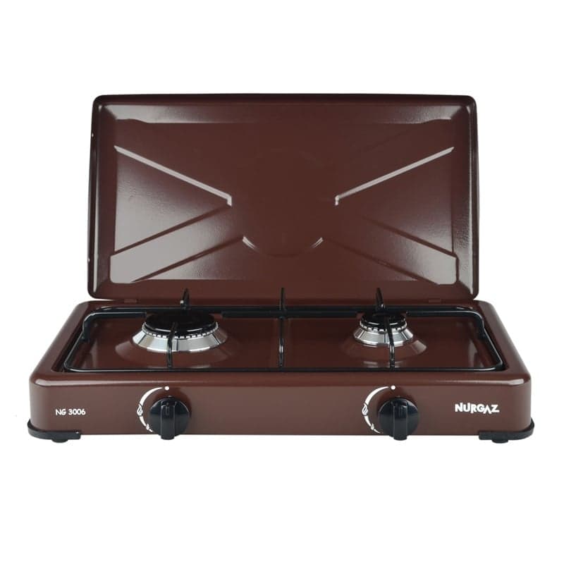 Aragaz 2 arzatoare 1.5KW, 50x36 cm, 1.5kw Maro, NURGAZ — reducere 54% de la 288 lei la 132 lei