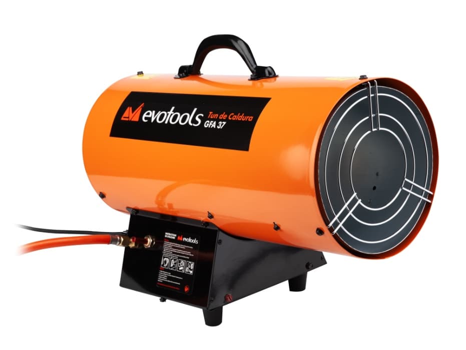 Tun de Caldura pe Gaz GFA 22-37 kW, 270m², aprindere automata Evotools 681931 — reducere 41% de la 914,11 lei la 539 lei