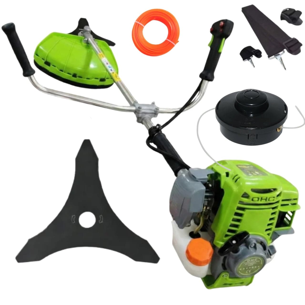 *8.5CP, 4TIMPI* Motocoasa pe benzina 4 timpi, 8.5CP, 58CC, 12000 rot/min, maner anti-vibratii, easy-start, CAMPION CMP1803 — reducere 37% de la 588 lei la 369 lei