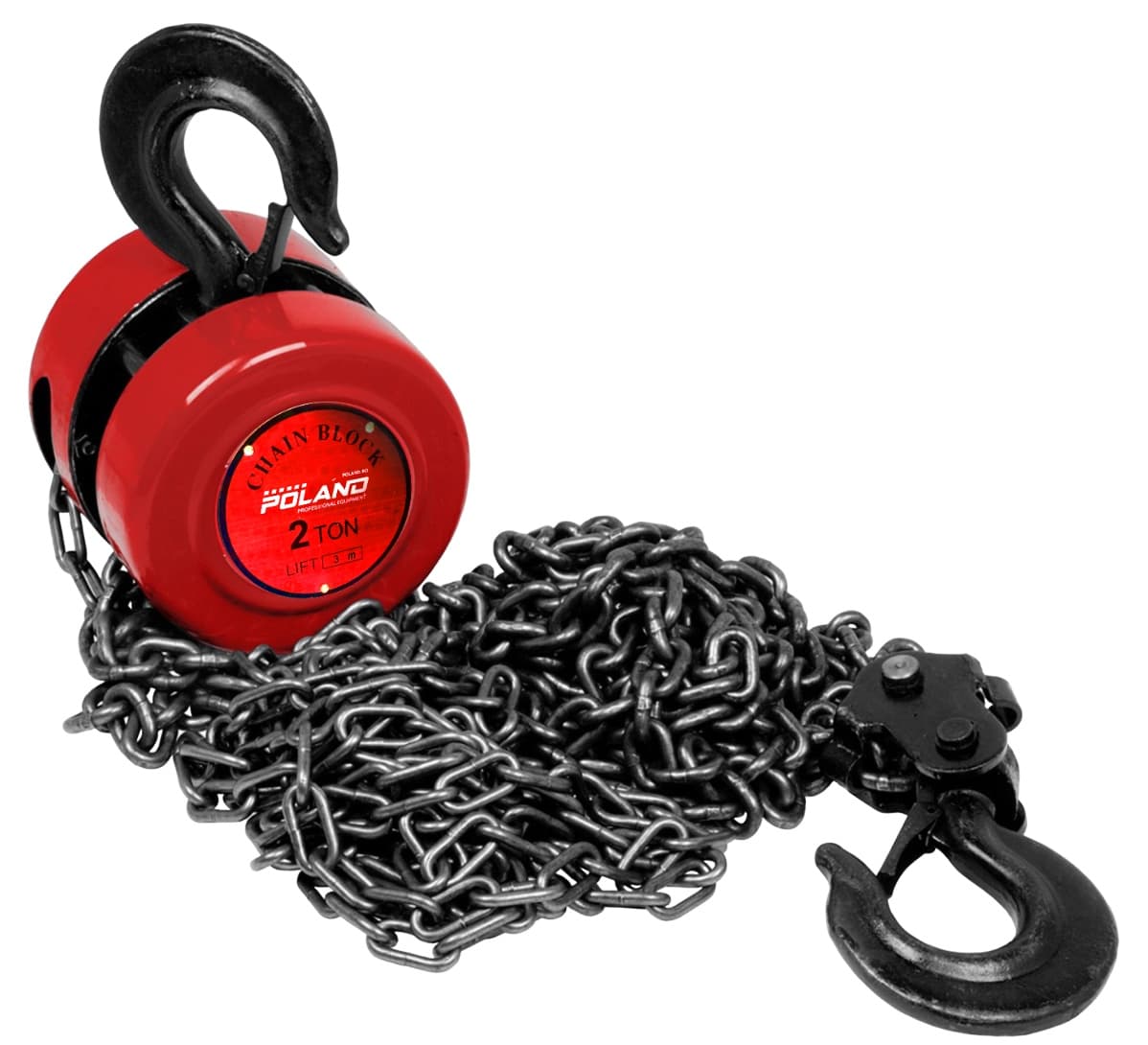 Macara 2T tone, 3m, cu Lant manuala, (Palan Mecanic) Poland B0569 — reducere 36% de la 265,39 lei la 169,99 lei