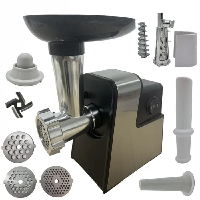 Masina de tocat carne electrica 3500w, 3 site, adaptor suc rosii, 4 in 1 CORP ALUMINIU, Campion CMP1672 — reducere 49% de la 388 lei la 199 lei