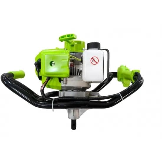 Motoburghiu pe benzina Campion, 8.5CP, motor 2 timpi 58cc, 9200rpm, burghie 100-300mm, adancime 800mm, rezervor 1.2L, 12kg, set forare pamant, model verde Italian Fresho CMP4350G GT-4350 — reducere 26% de la 466 lei la 345 lei