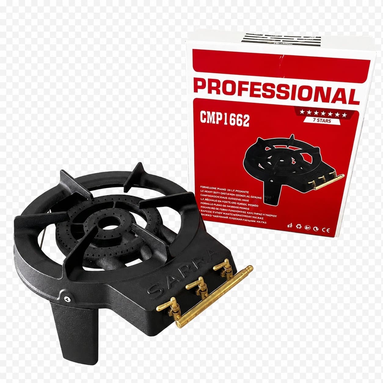 Arzator pirostie rotunda, 3 inele de flacara, Campion PROFESSIONAL — reducere 41% de la 169 lei la 99 lei