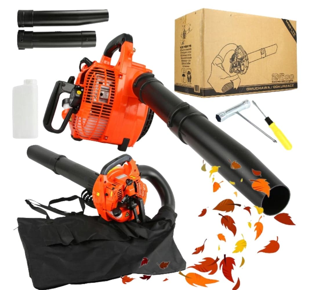 Suflanta / aspirator cu TOCATOR pe benzina, 7500rpm, 25cmc, sac colector, OLR3000 — reducere 28% de la 599 lei la 429 lei