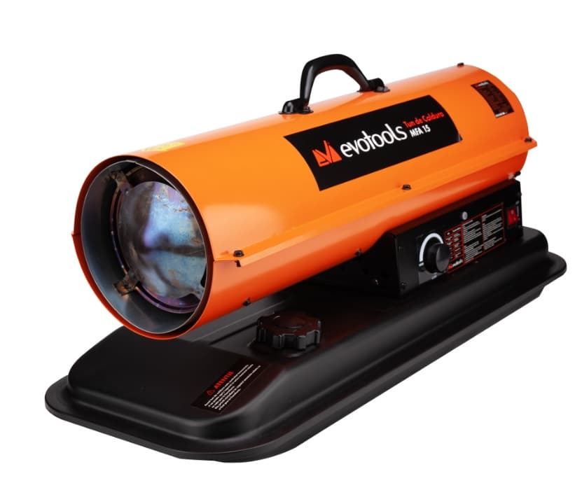 Tun de Caldura pe Motorina MFA 15 kW, 112m², 15L, disel Evotools 681932 — reducere 36% de la 1.251,69 lei la 799 lei