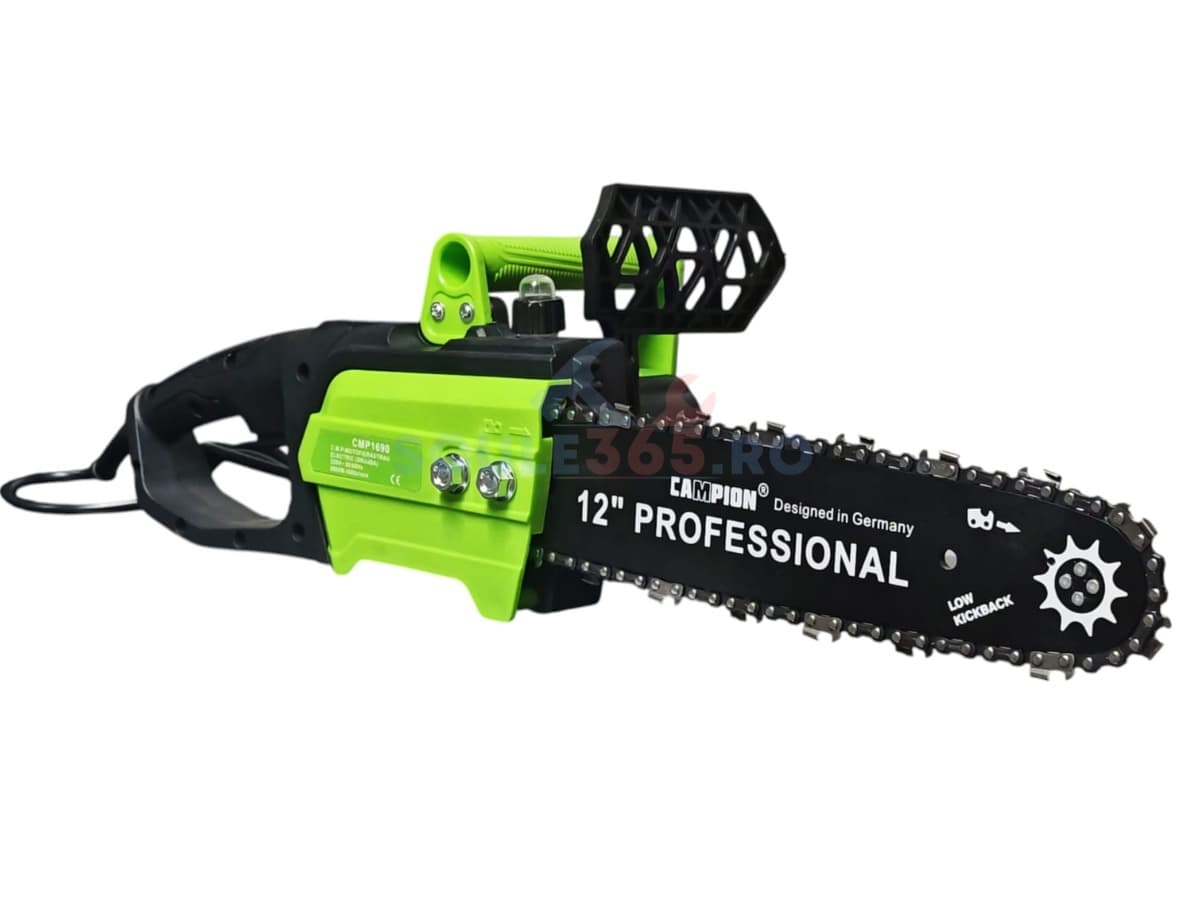 Drujba Electrica 3000W, 4500rpm, 300mm, 15 m/s, ungere automata, pornire lenta, Campion Professional CMP1690 — reducere 26% de la 189 lei la 139 lei