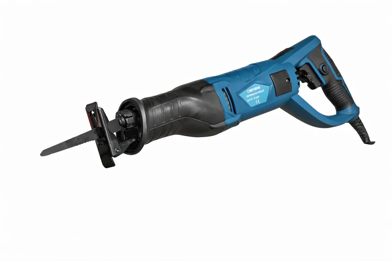 Fierastrau electric tip sabie 2000w, 3000 rpm, variator de turatie, carbuni rezerva, prindere rapida CAMPION CMP0696 — reducere 29% de la 266 lei la 188 lei