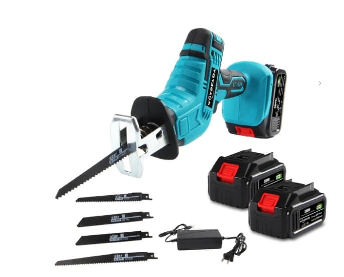 Fierastrau sabie 48v cu 2 acumulatori Li-Ion, sistem quick release, valiza transport, Campion CMP1725F — reducere 49% de la 252 lei la 129 lei