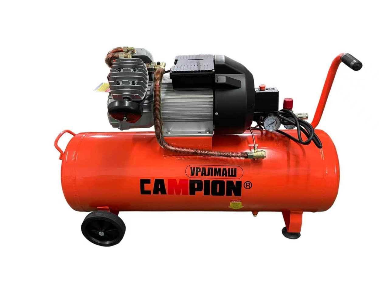 Compresor de aer 100L, 3.0cp, 3400rpm, 206l/min, 8bar, 3000w Campion Professional CMP30100 — reducere 25% de la 1.688 lei la 1.260 lei