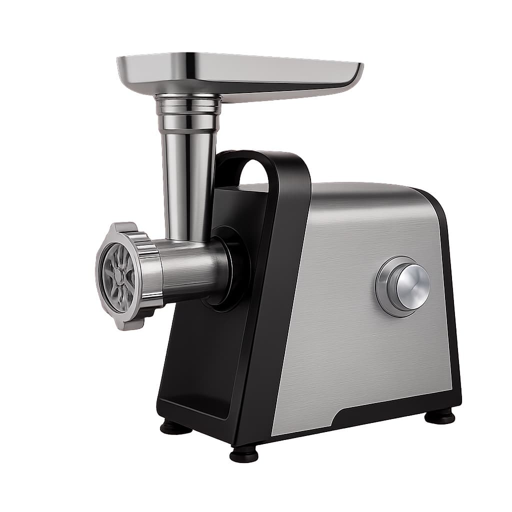 Masina de tocat carne electrica inox 4000W CMP1784, 3in1, 1.6 kg/min, functie Reverse, 3 site inox (3/5/7 mm), accesorii carnati si chiftele, 230V, 3.8 kg, 39.5x29x18.6 cm, model PROFESSIONAL — reducere 26% de la 351 lei la 259 lei