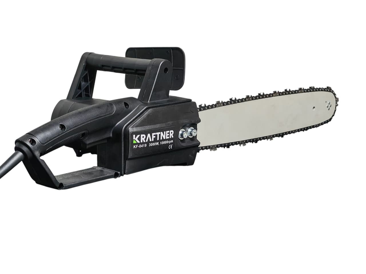 Drujba electrica 3000w, 10.000rpm, 400mm, 16'', KRAFTNER KF-0419 — reducere 51% de la 288 lei la 142 lei