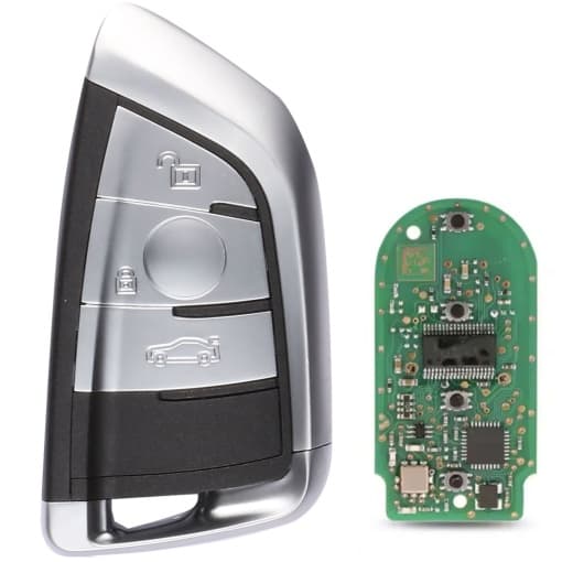 Cheie auto programabila Techstar compatibila cu BMW Seria 1, 2, 3, 4, 5, 6, 7, X3, X4, X5, X6, M2, M3, M4, 433 MHz, ID49, 7945, upgrade la generatia G, 3 butoane — reducere 45% de la 299 lei la 165,26 lei