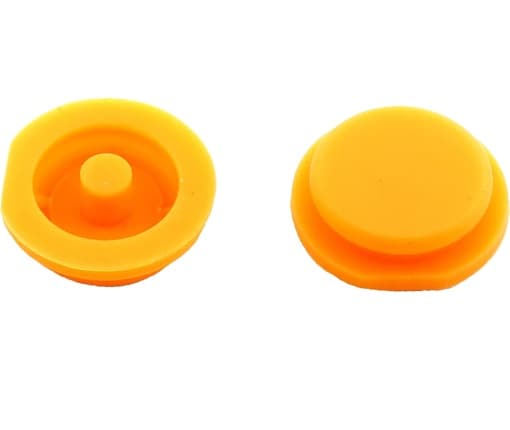 Membrană cauciuc cheie auto Smart Fortwo/City/Roadster, 2 butoane, portocalie — reducere 46% de la 19,97 lei la 10,72 lei