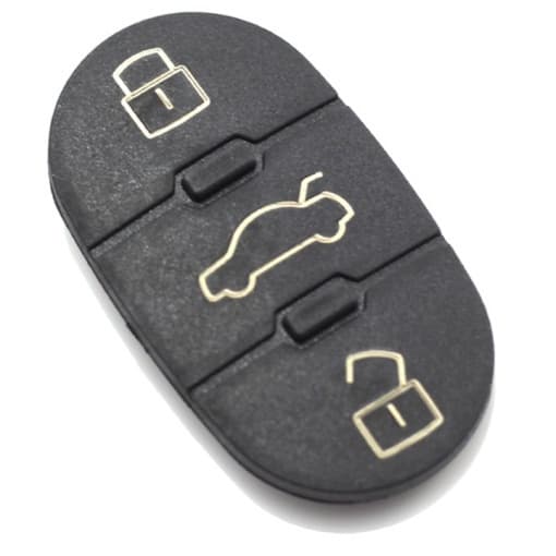 Membrana cauciuc pad cu 3 butoane, Techstar, pentru cheie auto Audi TT A3 A4 A6 A8, echiv OE 4D0837231 — reducere 46% de la 19,97 lei la 10,72 lei
