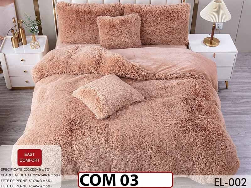 Lenjerie Cocolino Fluffy Pufoasa cu 6 piese - COM03 — reducere 18% de la 280 lei la 229 lei