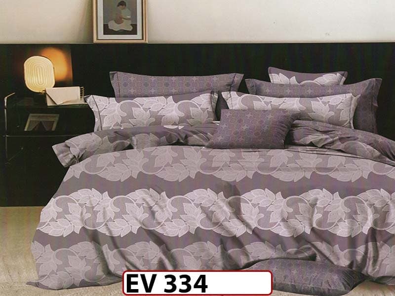 Lenjerie din bumbac Satinat 6 piese Casa New Concept - EV334 — reducere 41% de la 219 lei la 129 lei