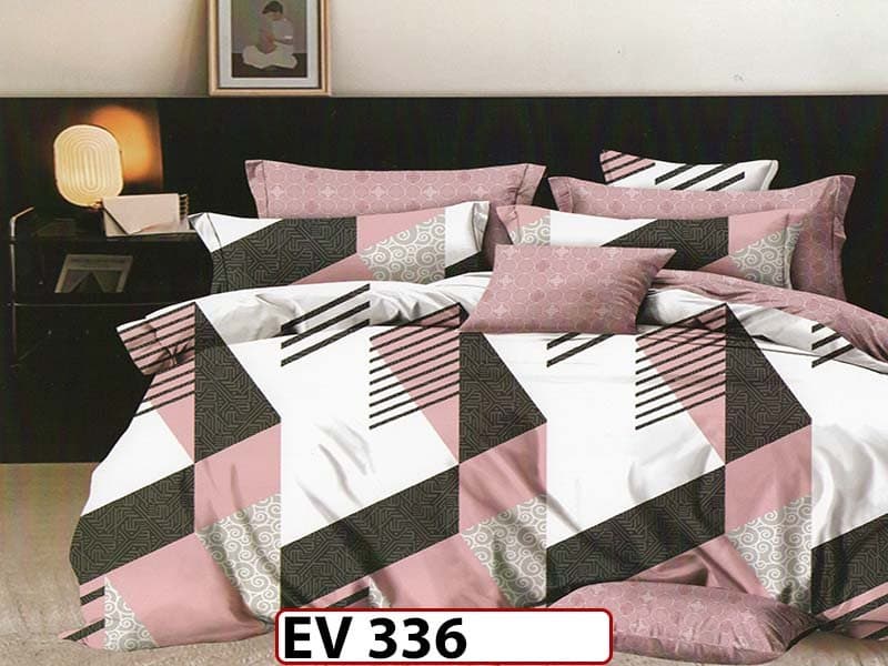 Lenjerie din bumbac Satinat 6 piese Casa New Concept - EV336 — reducere 41% de la 219 lei la 129 lei